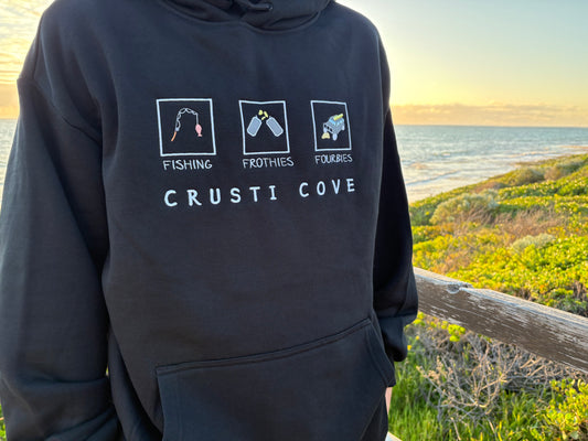 Fishing, Frothies, Fourbies Hoodie